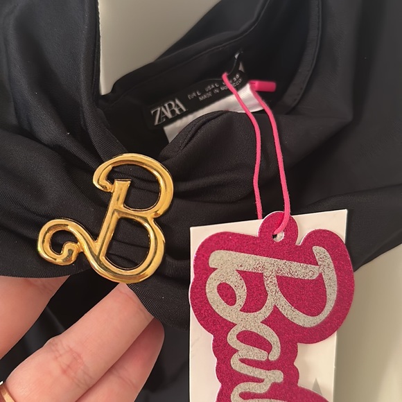 NWT Zara Special collection x BARBIE™ MATTEL LONG JUMPSUIT SZ L - Picture 12 of 12